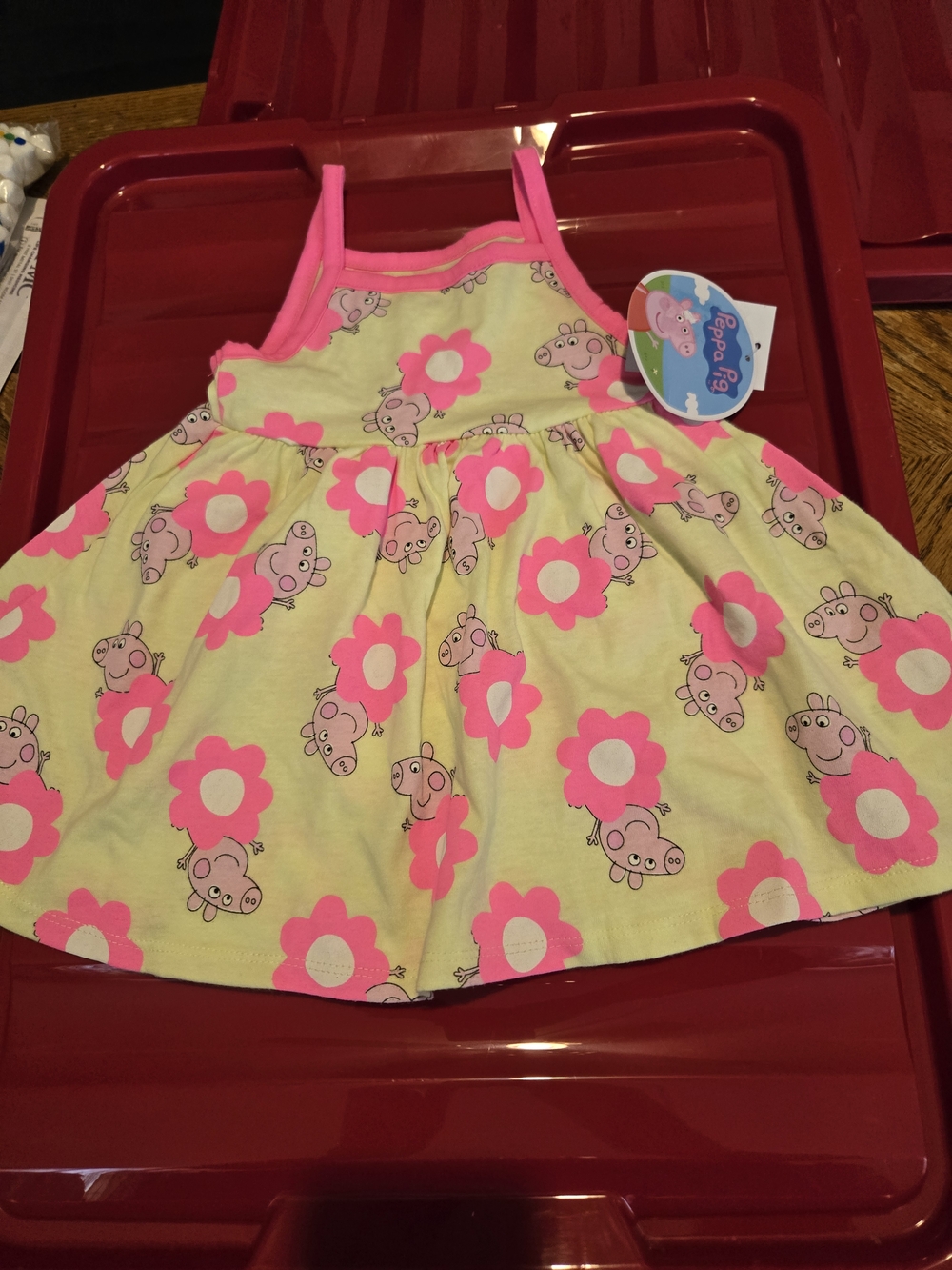 Peppa Pig Yellow & Pink Floral Sundress